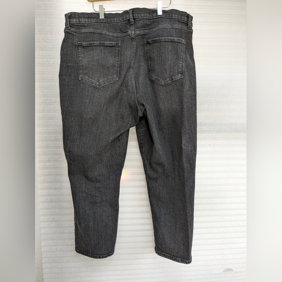 a.n.a Womens High Rise Straight Leg Jean Size 20 Black Shadow - Picture 2 of 6